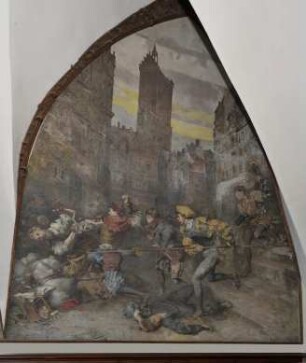 Wandbild: "Die Eroberung von Aarschot im Jahr 1489"