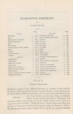Part I. Physical geography