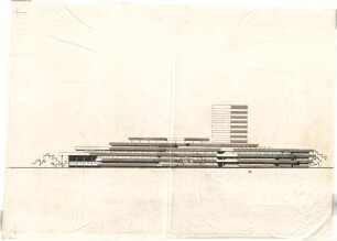 Schneider - Esleben, Paul; Berlin - Charlottenburg, Masurenallee; Sender Freies Berlin, Sendehaus - Ansicht