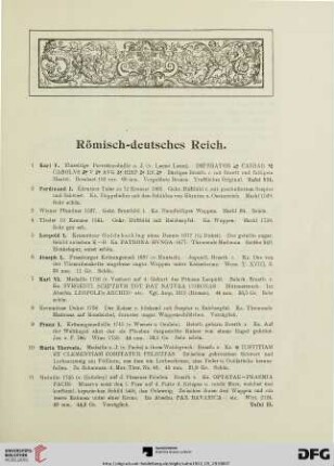 [Römisch-Deutsches Reich, Päpstliche Medaillen] (Nr. 1-72)