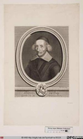 Bildnis Pierre Dupuy (lat. Petrus Puteanus)