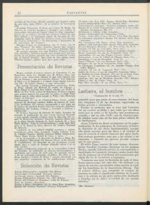 Selección de revistas