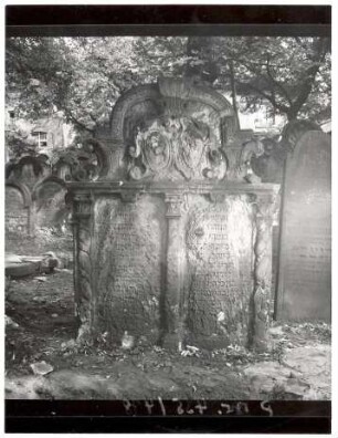 Mannheim, MA; Jüdischer Friedhof, Grab