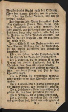 Register dieses Buchs nach der Ordnung.