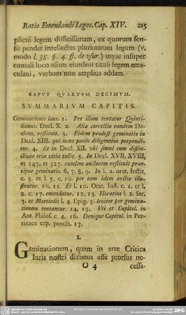 Caput Quartum Decimum