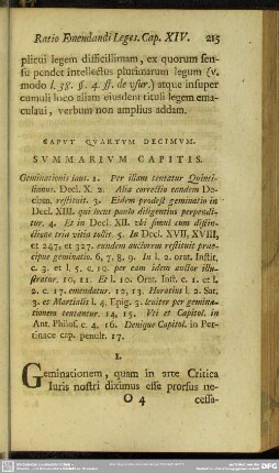 Caput Quartum Decimum