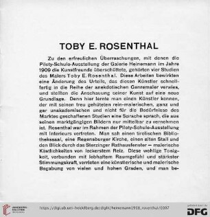 Toby E. Rosenthal