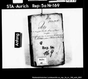 Kuratel über die Witwe Le Bruin, geb. Bluhm