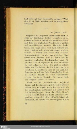 XV. Im Januar 1918