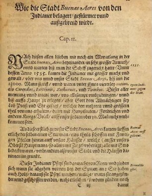 ... Schiffahrt .... 4, Vierte Schiffart, Warhafftige Historien Einer Wunderbaren Schiffart, Welche Ulrich Schmidel von Straubing, von Anno 1534 biß Anno 1554, ... gethan