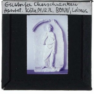 unbekannt, Gustorfer Chorschranken : 2. Platte: Detail Apostel