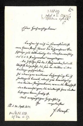 Schriftstück Krauß aus Akte Kerz