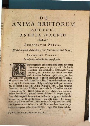 De anima brutorum