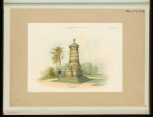 Gefallenendenkmal, Jauer Monatskonkurrenz März 1877: Perspektivische Ansicht