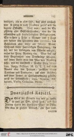 Zwanzigstes Kapitel
