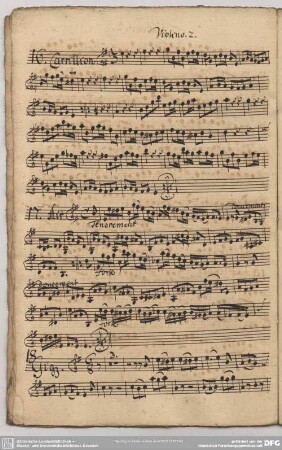 16. Telemann, Suiten, e-Moll 