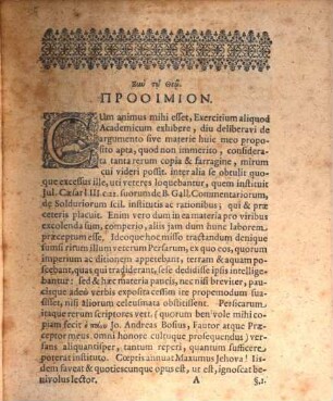 Disputatio Historica De More, Quo Persae Olim Sollenni Formula Aquam Et Terram Poscebant, Quos Sibi Erant Subjugaturi, Ubi Et Per Excessum Quendam Historicum De Romani Imperii Insigni, Pomo Aureo, Dem Reichs-Apffel