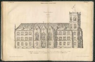 Neues Schulhaus zu Goerlitz. Hauptansicht