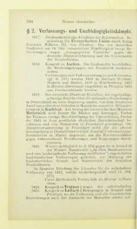 2. Verfassungs- und Unabhängigkeitskämpfe