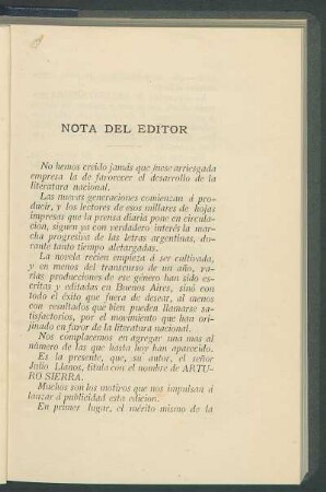 Nota del editor
