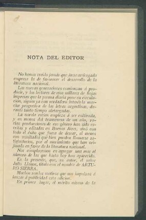 Nota del editor