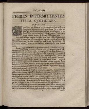 Febres Intermittentes. Febres Quotidiana.