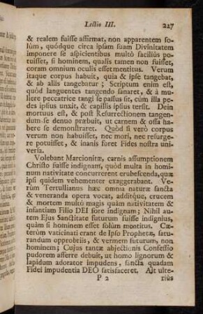 227-230, Volebant Marcionitae, carnis assumptionem Christo ...
