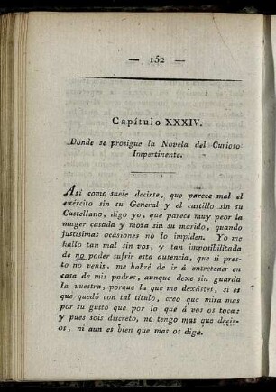 Capítulo XXXIV. Donde se prosigue la Novela del Curioso Impertinente