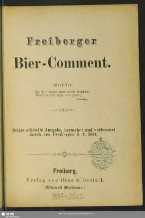 Freiberger Bier-Comment