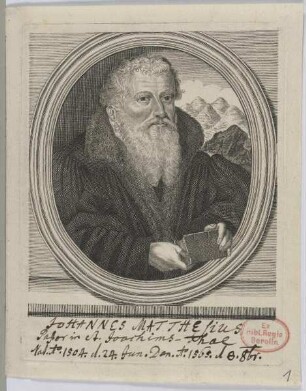 Bildnis des Johannes Matthesius