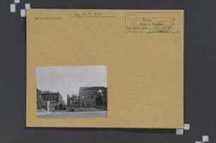 Straßenansicht. Berlin, Mitte, Unter den Linden/Niederlagstraße