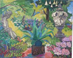 Im Park (Kräutergarten des Hygienemuseums)