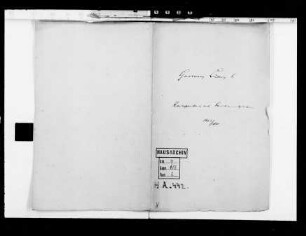 Korrespondenz Landgraf Ludwigs X. mit Familiengliedern