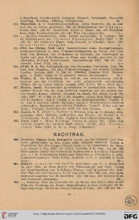 Nachtrag (Nr. 660 - 690)