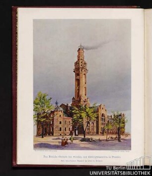 Das Betriebs-Gebäude des Fernheiz- und Elektrizitätswerks Dresden.