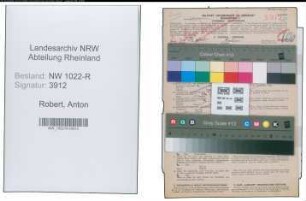 Entnazifizierung Anton Robert , geb. 20.10.1869 (Arzt)