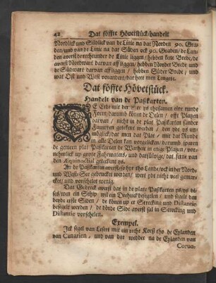 Dat föffte Hövetstück. Handelt van de Paßkarten.
