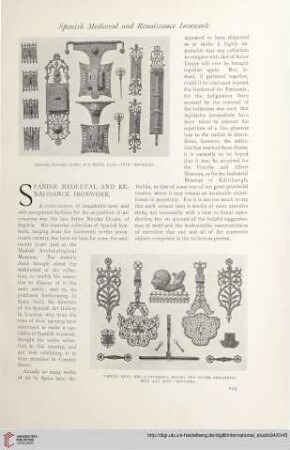 34.1908 = Nr. 134: Spanish mediæval and Renaissance ironwork