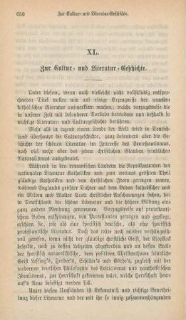 650-658 Zur Cultur- und Literatur-Geschichte