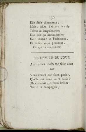 Le Député Du Jour.