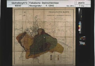 Zwickauer Steinkohlenrevier, Grubenfeld- und Flözkarte