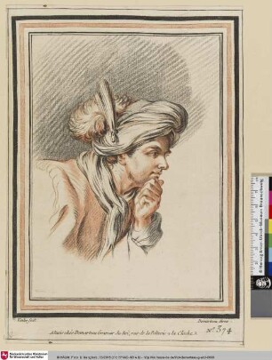 [Kopf eines Mannes mit Turban; Tête]