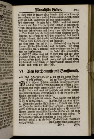 VI. Von der Demuth und Sanfftmuth