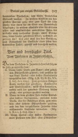 Vier und dreyßigster Titel