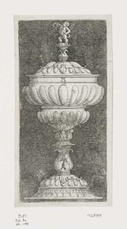 Deckelpokal mit dem Herkulesknaben, Blatt 13 der Folge "Prunkgefäße"