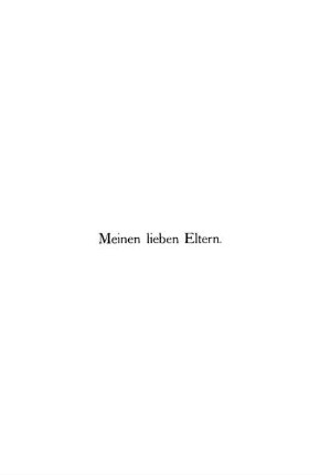 Meinen lieben Eltern