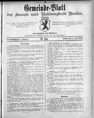 1912,15: No. 15, 14. April 1912