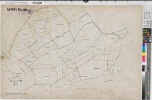 Westerkappeln (Westerkappeln), Zusammenlegung Düte, Urkarte 2 Westerkappeln Flur 71