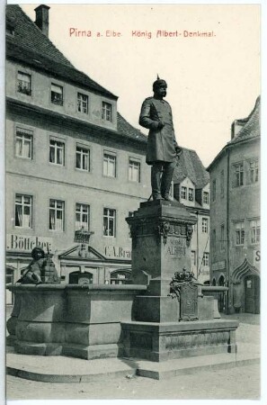 Pirna. König - Albert - Denkmal