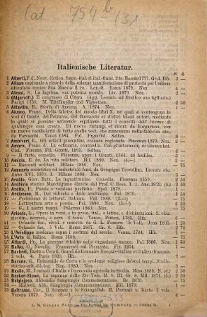 Catalog Nr. ... des antiquarischen Bücherlagers von L. M. Glogau Sohn in Hamburg : [Ab Nr. 34 auch m. d. Tit.:] Des Hamburger Antiquar, 31
